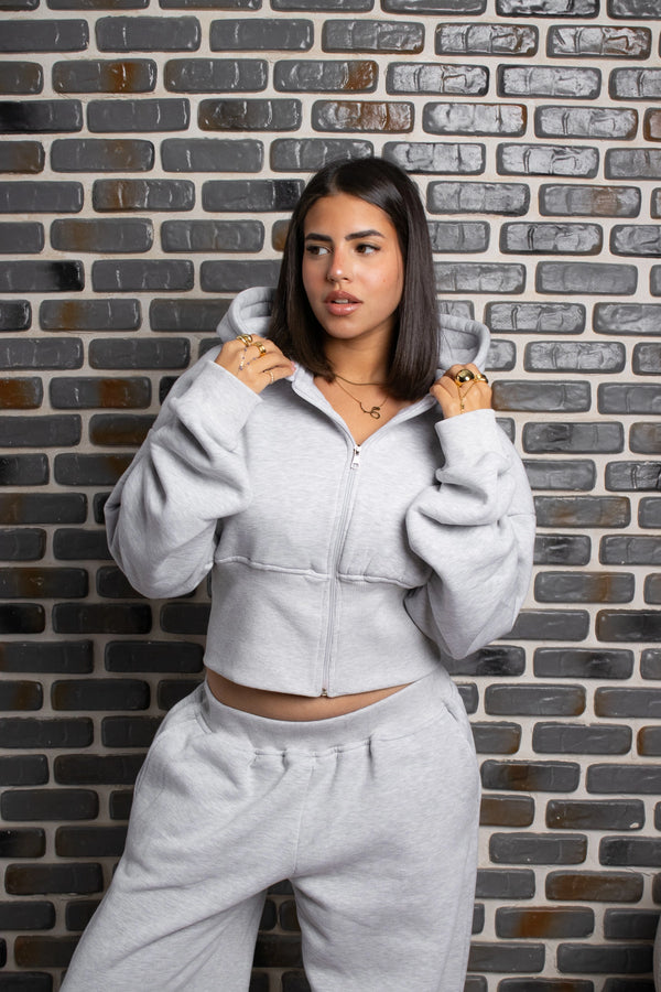 Balanced Fit Hoodie Grey