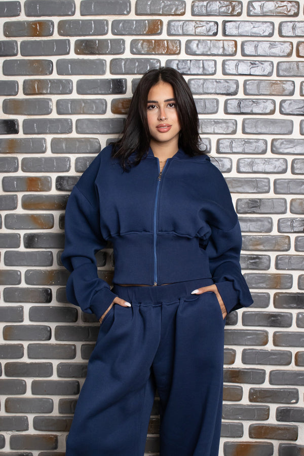 Balanced Fit Hoodie Navy Blue