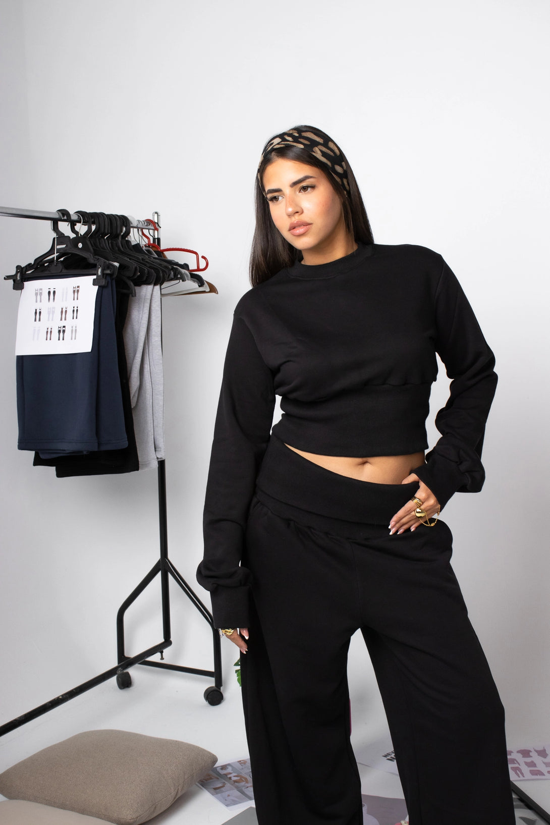 Folded Set Black – Blush_edge